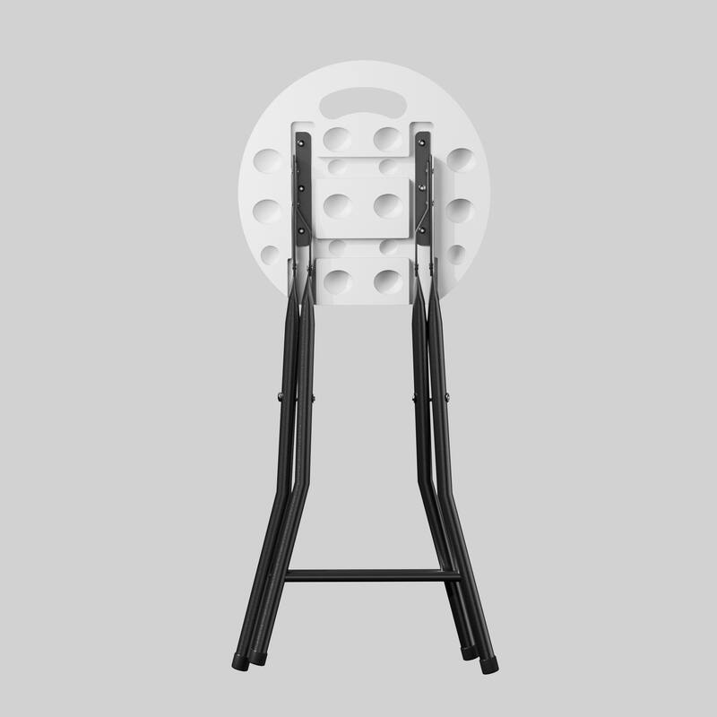 VECELO Modern X-Frame Folding Chair with Carry Handle Indoor Outdoor Space Saving Minimalist Design Chair