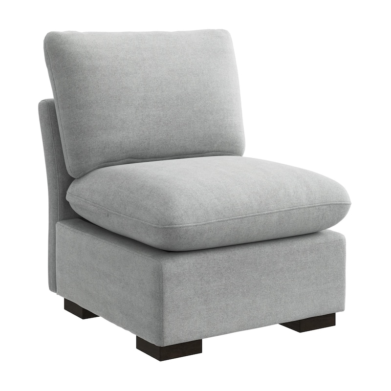 Bush Home Sienna Modular Armless Chair - Dove Gray