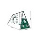preview thumbnail 5 of 12, Blackish Green Interesting Four Function Swing Set,Metal Plastic Swing