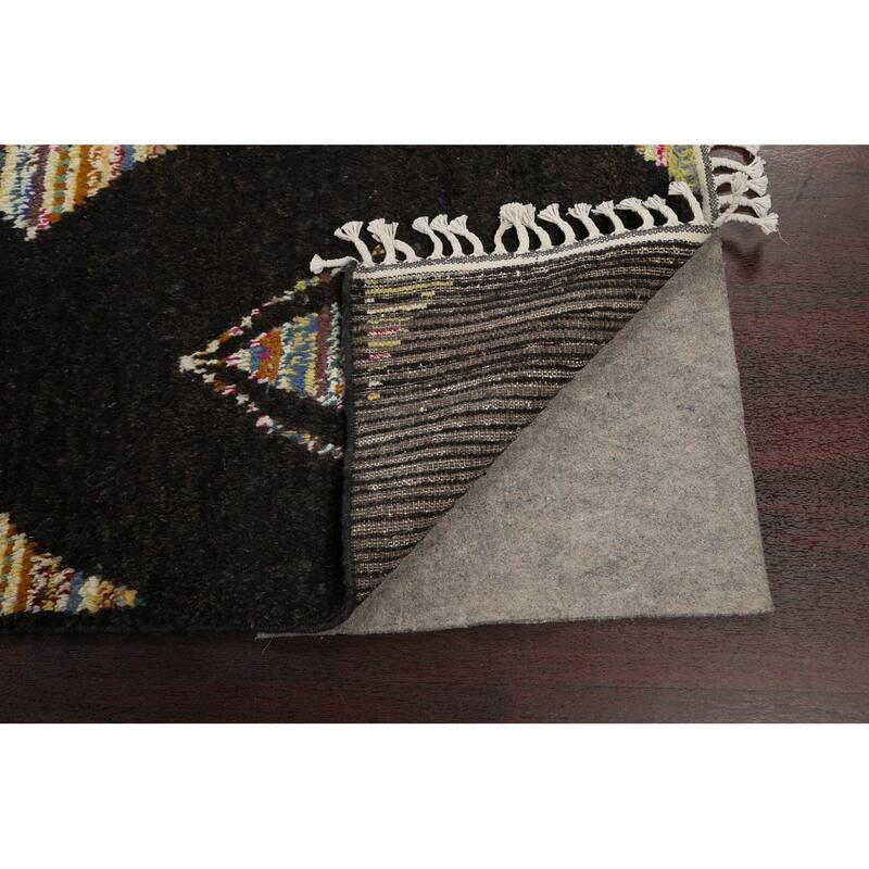 Geometric Moroccan Oriental Dining Room Area Rug Wool Hand-knotted - 8'9" x 11'9"