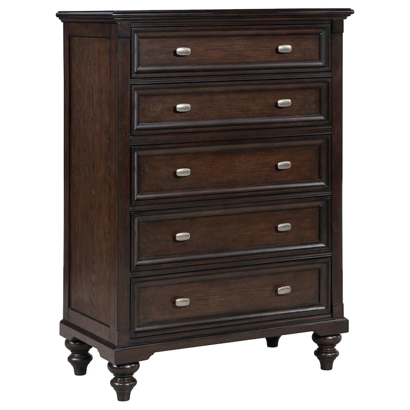 Andover 5-drawer Chest of Drawers Dark Oak - Dark Oak
