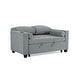 preview thumbnail 7 of 11, 3-in-1 Pull-Out Sleeper Sofa Bed Convertible Adjustable Multi-Functional Loveseat with USB Port