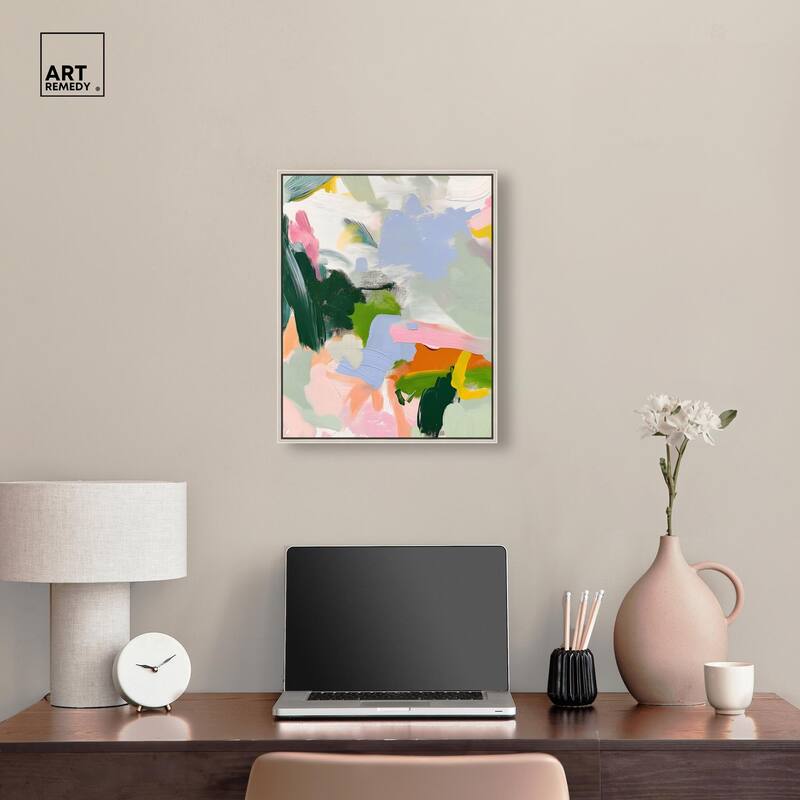 Color Palette Poetry Canvas by Art Remedy