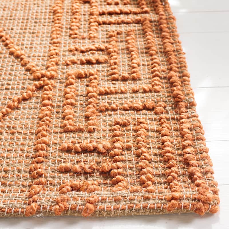 SAFAVIEH Flatweave Natural Fiber Gertrudes Geometric Jute Rug
