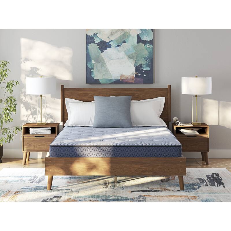 Signature Design by Ashley Peak 2.0 Bonnell Light Blue Mattress