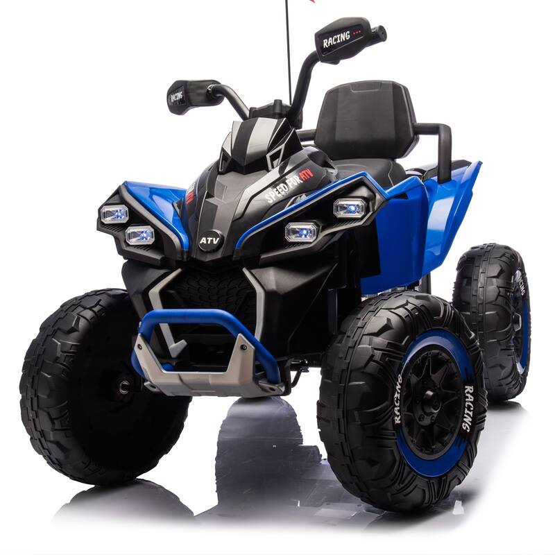 24V Kids Ride On Electric W/parents Control,Four-wheel shock absorber,English storytelling function,For Kids Aged 3-12