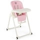 preview thumbnail 2 of 23, Babyjoy 4-in-1 Foldable Baby High Chair Height Adjustable Feeding - 32'' x 23'' x 42''