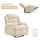 preview thumbnail 16 of 19, Widen Recliner Chair for Adults, Heavy Duty 350Lb Manual Large Lounge Chairs