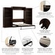 preview thumbnail 23 of 43, Pur Queen Murphy Bed with 2 Storage Units (137W) by Bestar