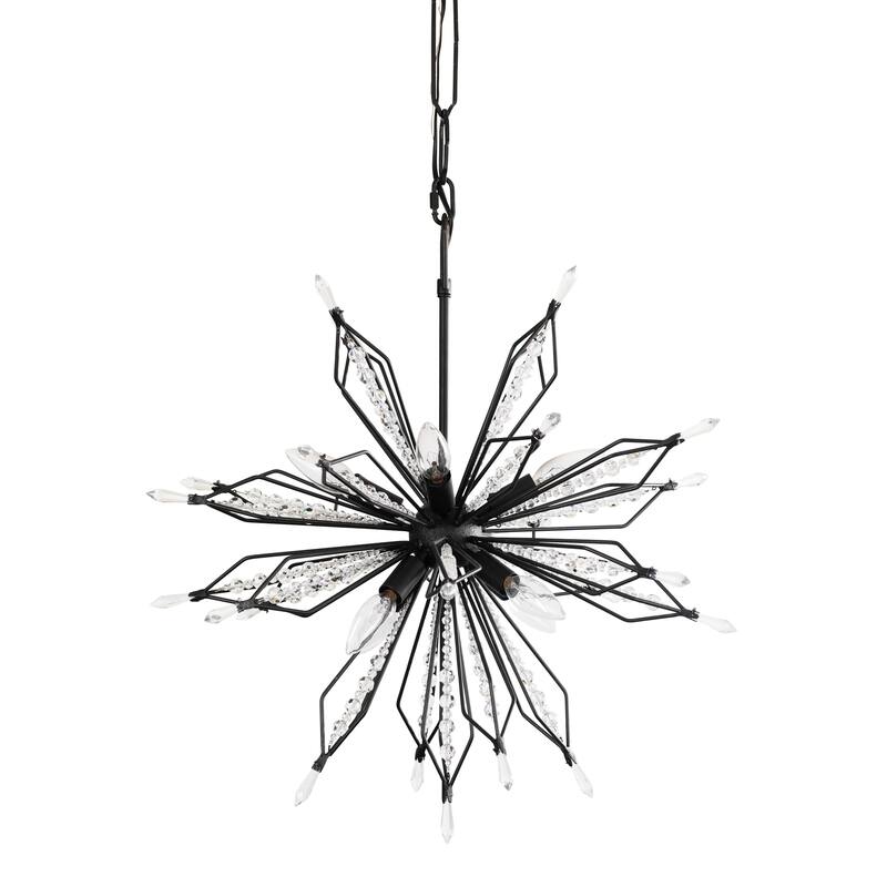 Varaluz Orbital Pendant - 22"D x 22"W x 23"H - Carbon