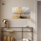 preview thumbnail 8 of 15, Tree of Golden Leaves Canvas Colorful Tree Art by Art Remedy