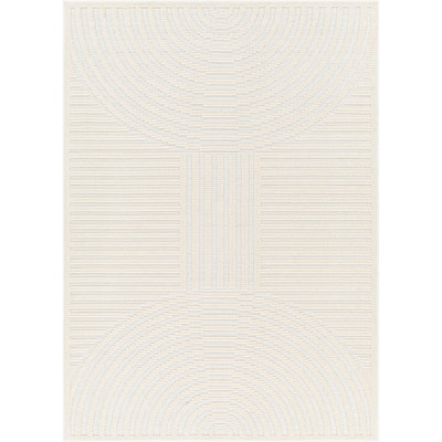 Livabliss Lyna Mod Stripe Machine Washable Area Rug