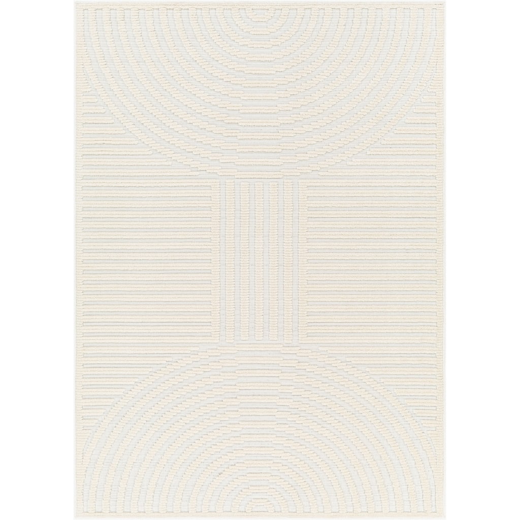 Livabliss Lyna Mod Stripe Machine Washable Area Rug