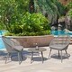 preview thumbnail 8 of 15, NUU GARDEN Patio Rope 3-piece Bistro Set with Cushions
