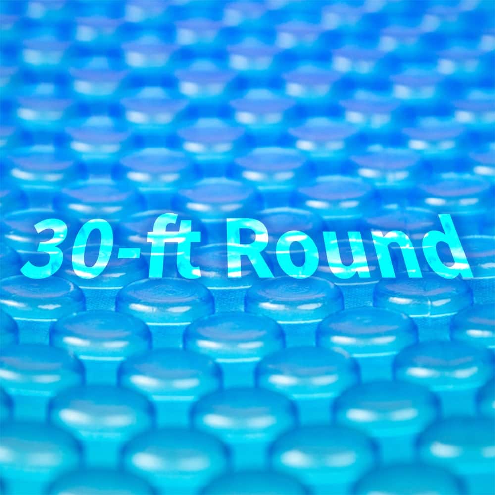 Blue Wave 8-mil Solar Blanket for Round Above-Ground Pools - Blue