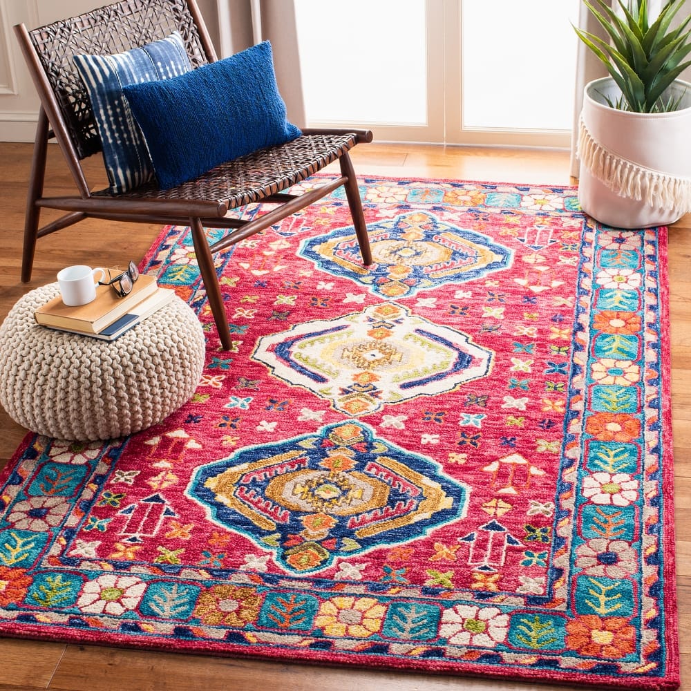SAFAVIEH Handmade Aspen Magdalina Boho Tribal Wool Rug