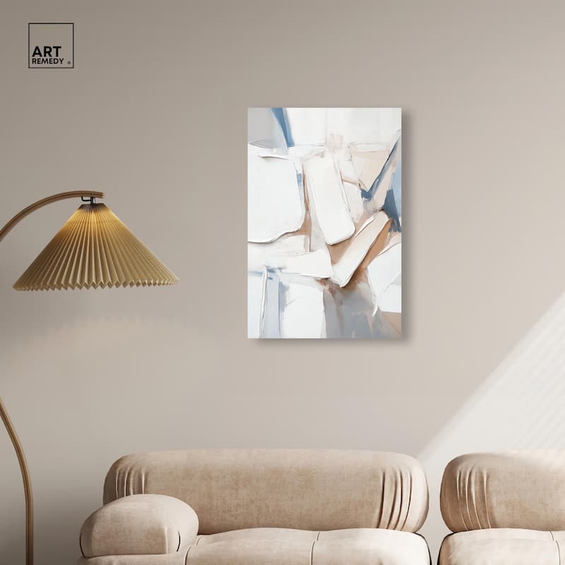 Bone and Beige II Canvas by Art Remedy, Gallery Wrapped