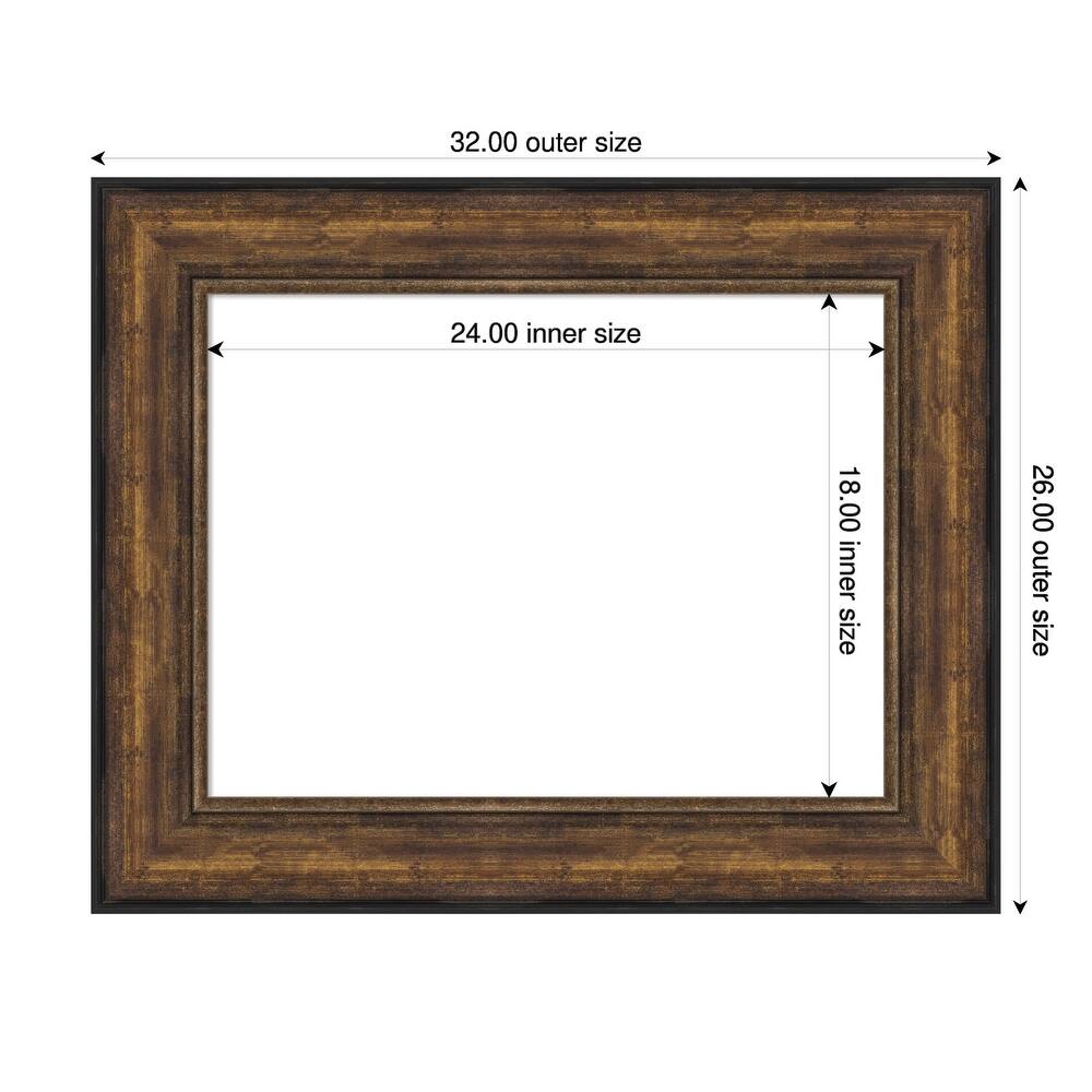 Amanti Art Ballroom Bronze Framed Dry Erase Magnetic Board