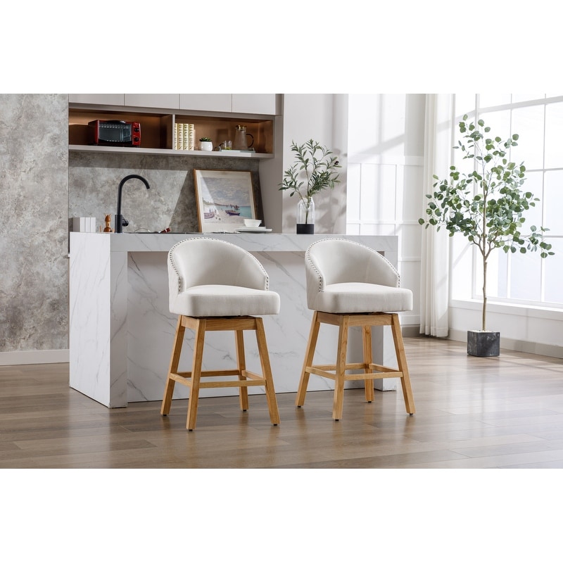 4 legged top swivel bar stools