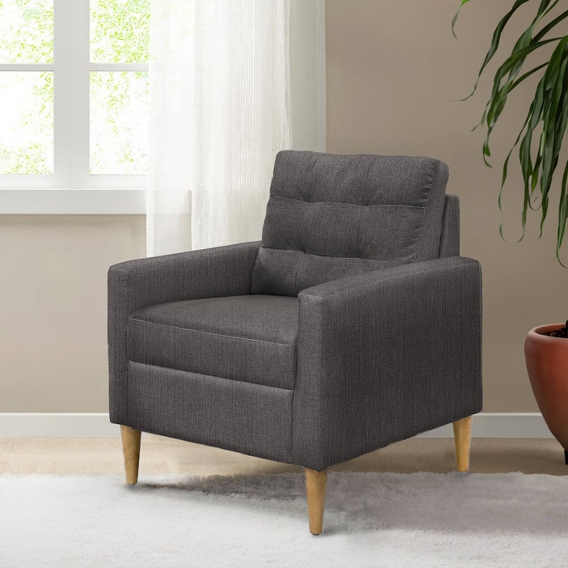 510 Design Dani Tufted Back Accent Chair - Grey 2