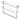 Allied Brass 16 Inch Triple Tiered Glass Shelf with Integrated Towel Bar