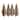 DII Luxury Chevron Bar Mops (Set of 4)