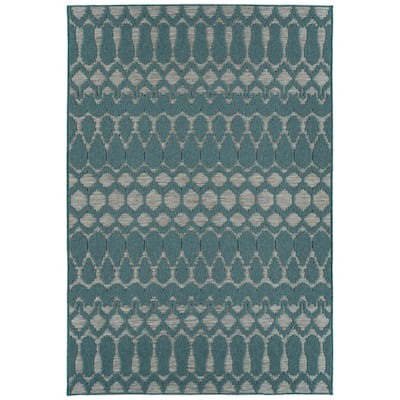 Kaleen Cove Collection Indoor Outdoor Polypropylene Area Rug