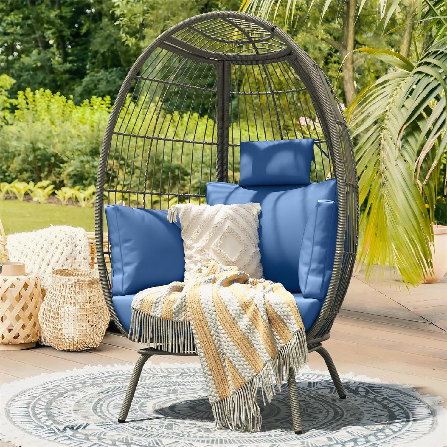 Martha stewart hanging egg chair best sale