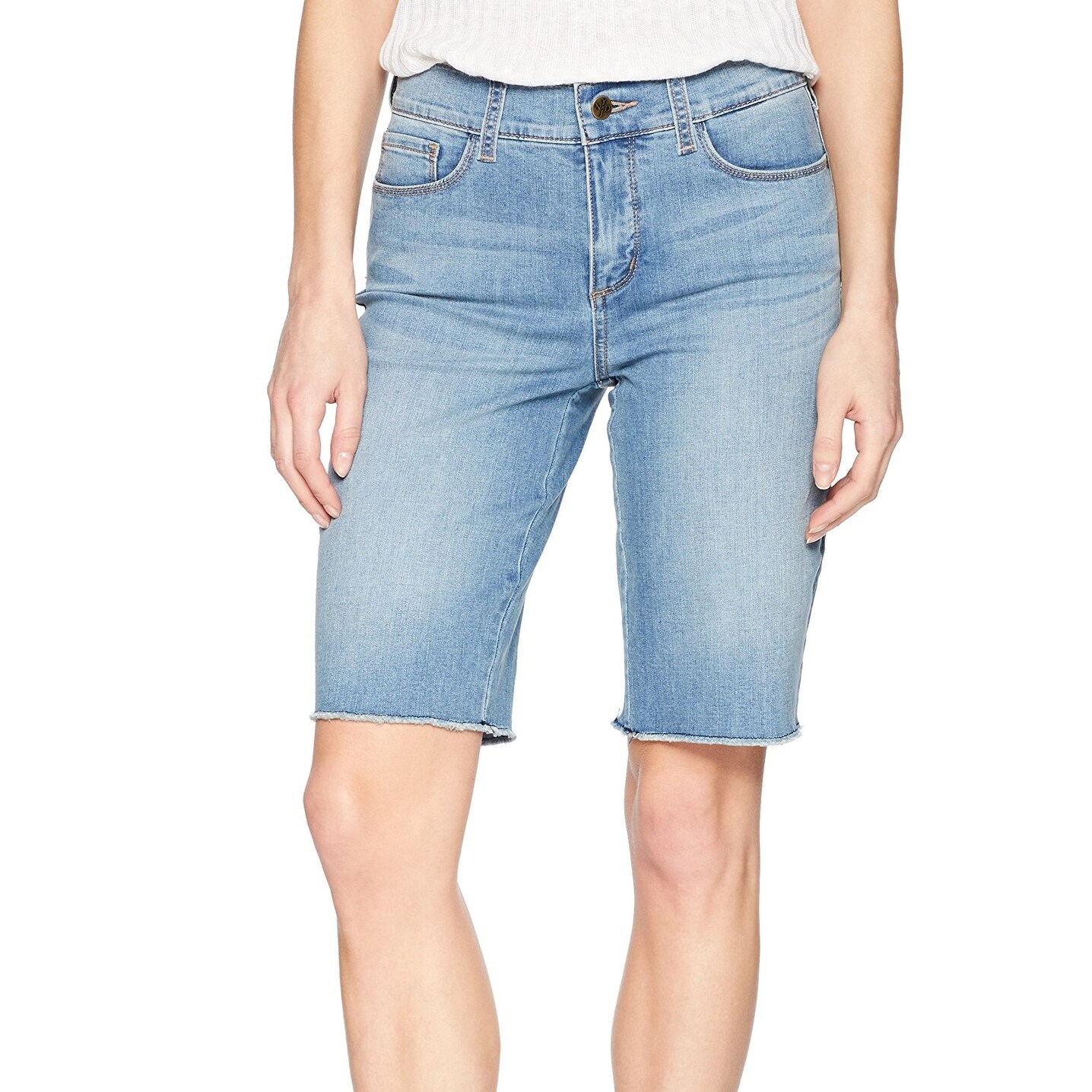 tummy control jean shorts