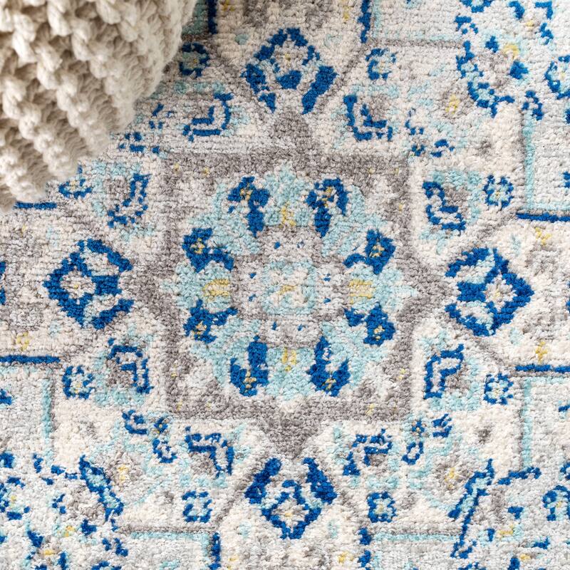 JONATHAN Y Boho Cottage Medallion Area Rug