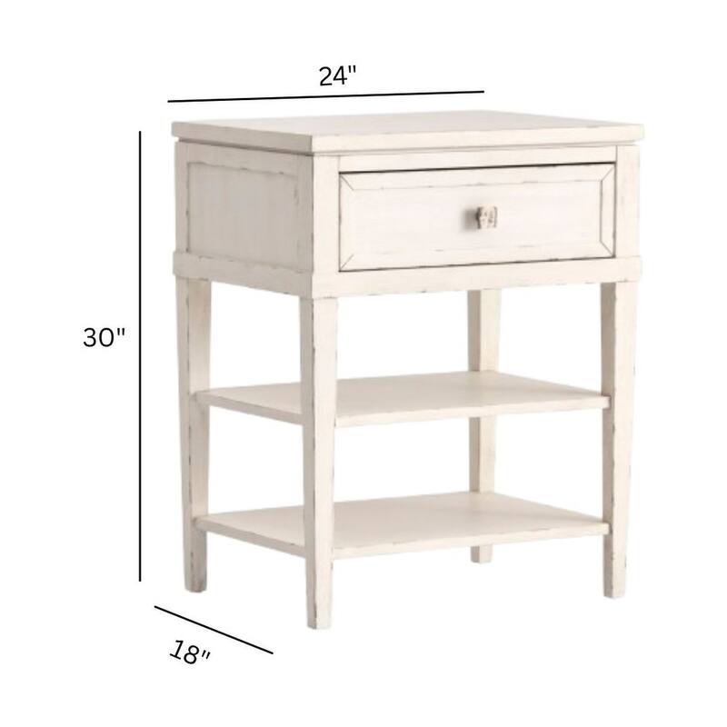 Magnussen Home Gardenia Bay White Telephone Table