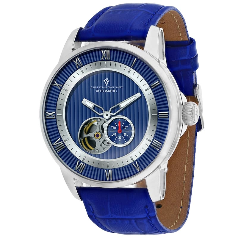 Christian Van Sant Men's Viscay Blue Dial Watch - CV0553 - 6 (36)