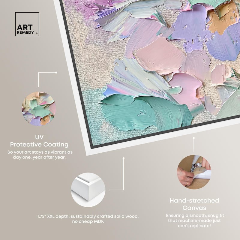 Flowing Mousse II Canvas by Art Remedy