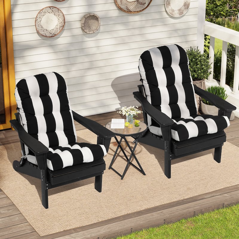 Outdoor Adirondack Chair Cushion Thickened Patio Chair Pad Lounge Rocking Chair Cushion