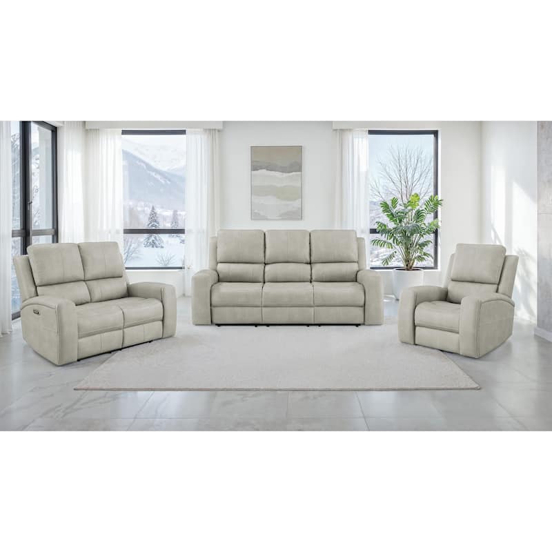 Brickston Triple Power Reclining Sofa Set