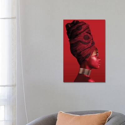 iCanvas "Red - African Women I" by Danilo de Alexandria Canvas Print