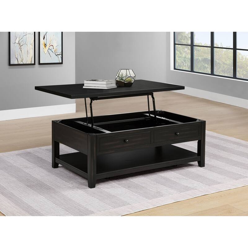 Payne 48-inch Mobile Lift Top Coffee Table - 48" x 28.25" x 18.25"