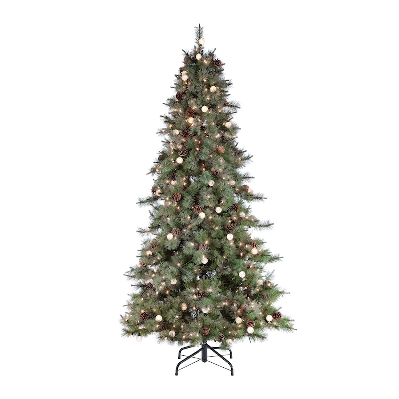7.5 Foot Pre Lit Arcadia Fir Tree - N/A