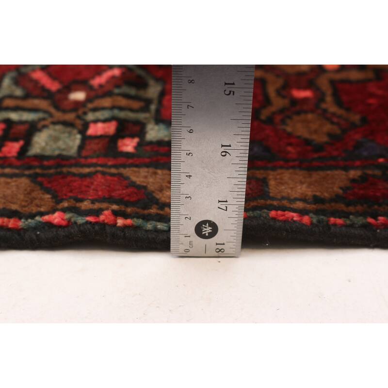 ECARPETGALLERY Hand-knotted Andelz Red Wool Rug - 4'2 x 6'6