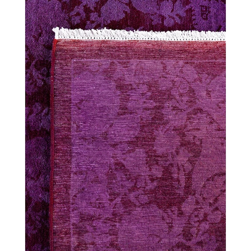 Fine Vibrance One-of-a-Kind Hand-Knotted Area Rug - Pink, 8' 4" x 10' 0" - 8' 4" x 10' 0"