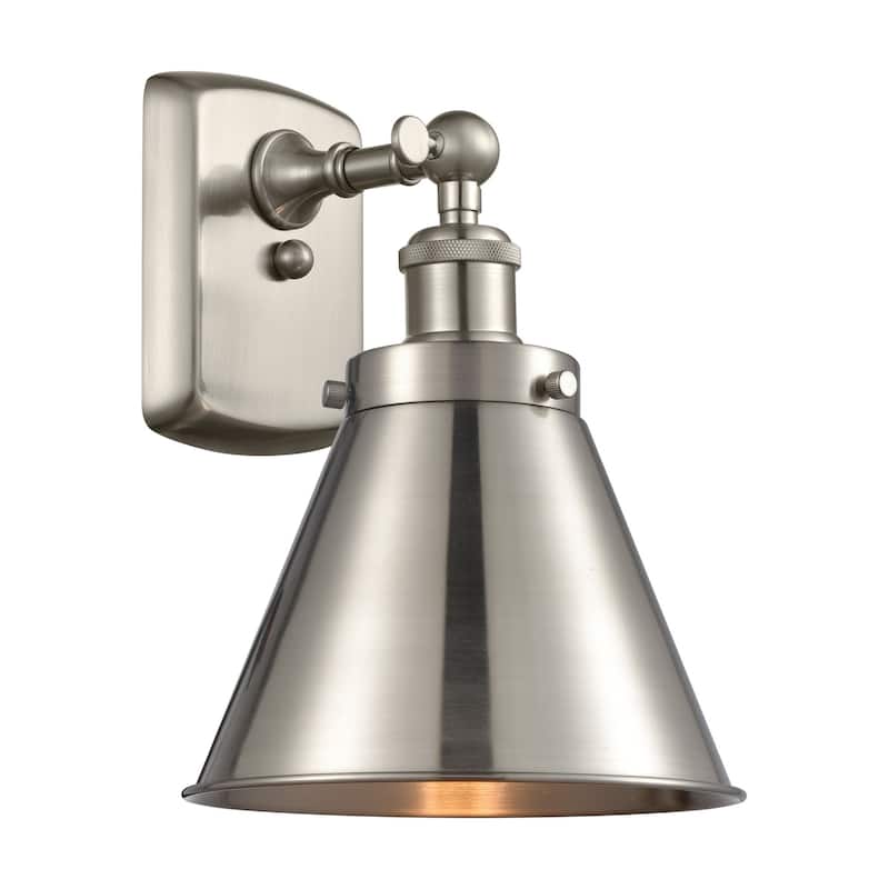 Innovations Lighting Appalachian 7" Wide Bathroom Sconce - Brushed Satin Nickel