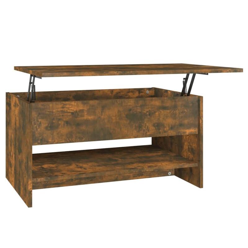 vidaXL Coffee Table Lift Top End Table Accent Side Sofa Table Engineered Wood - 31.5" x 19.7" x 16.7"