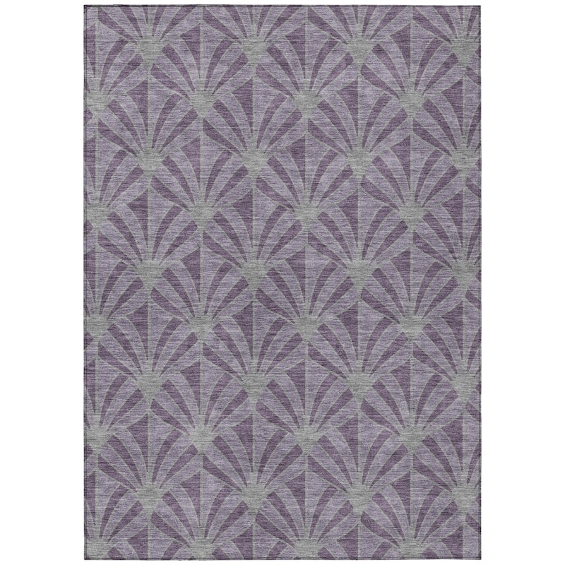 Machine Washable Indoor/ Outdoor Casual Kim Chantille Rug