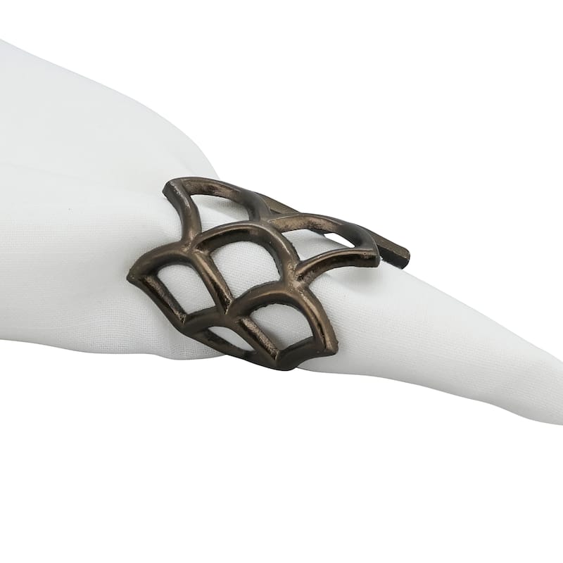 Scallop Napkin Ring (Set of 4)
