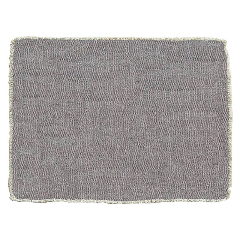 Split P Lavender Frayed Edge Placemat Set of 4 - 13" x 19"