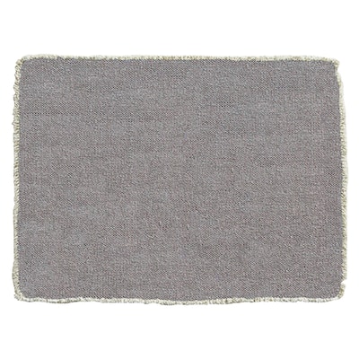 Split P Lavender Frayed Edge Placemat Set of 4 - 13" x 19"