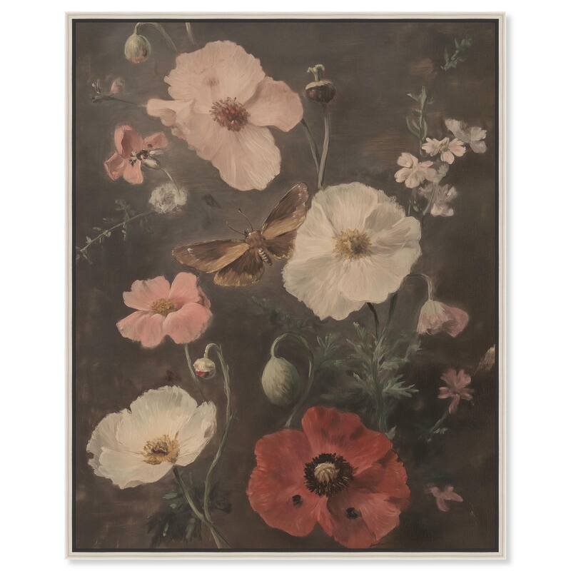 Vintage Botanicals II Canvas by Art Remedy - Silver - 36" x 45"