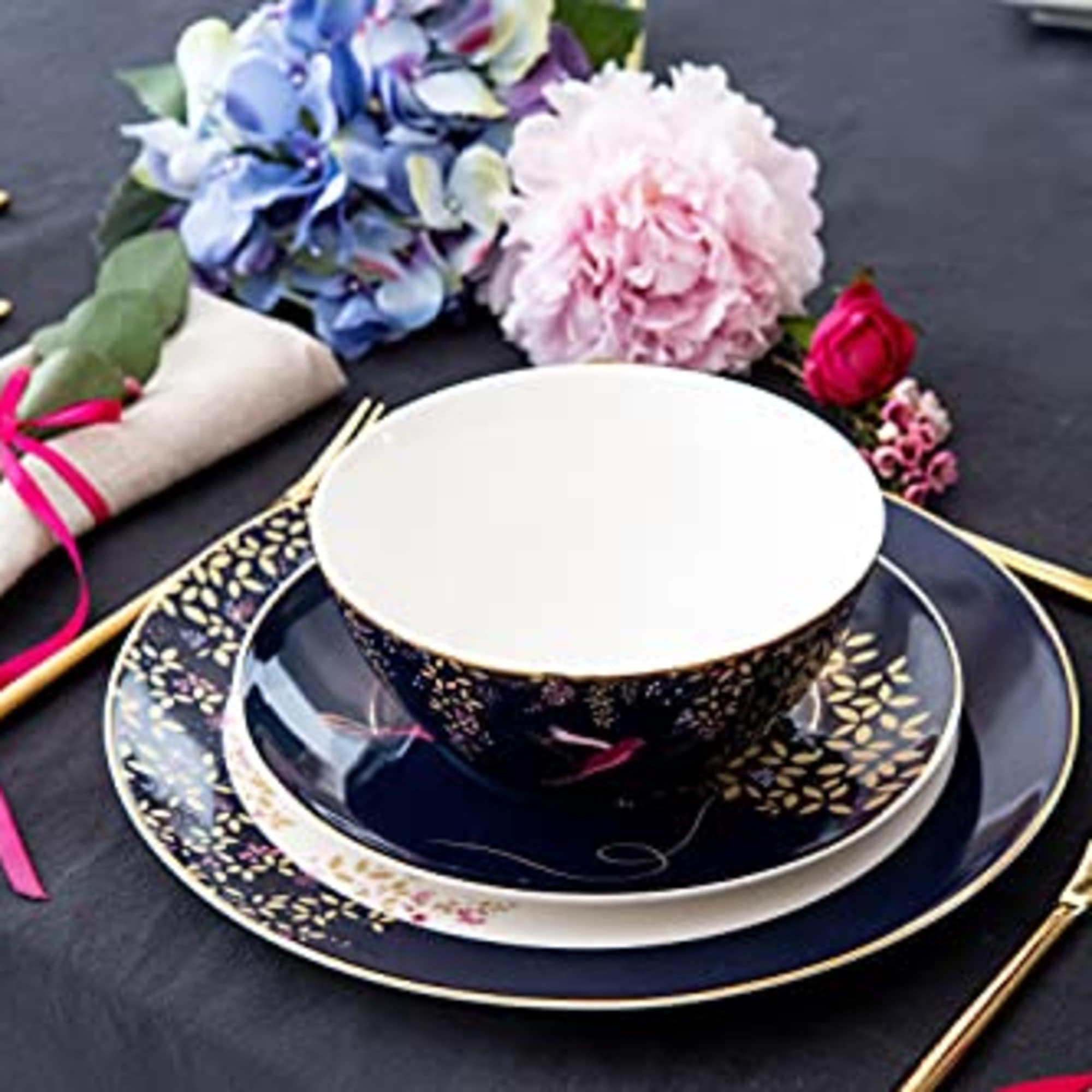 Sara Miller London Chelsea 12 Piece Tableware Set - 11