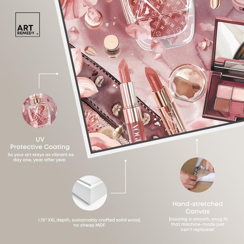 Glam Sparkle Lay Out II Canvas by Art Remedy