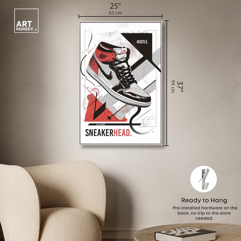 Stylish Sneakerhead Canvas by Art Remedy